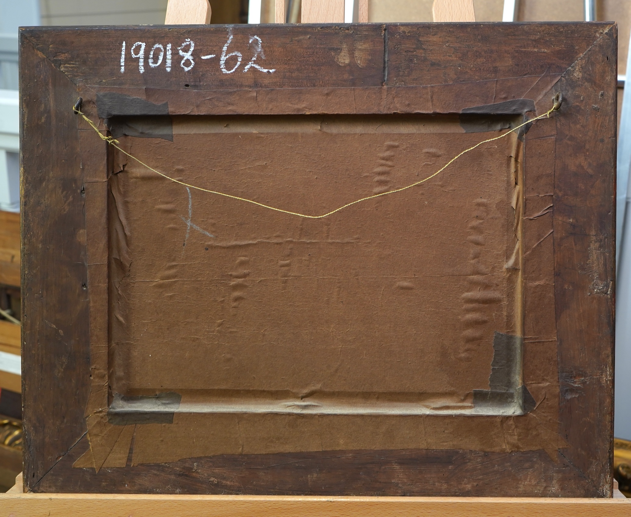 William Watt Milne, 1865-1951, A riverside cottage with figures